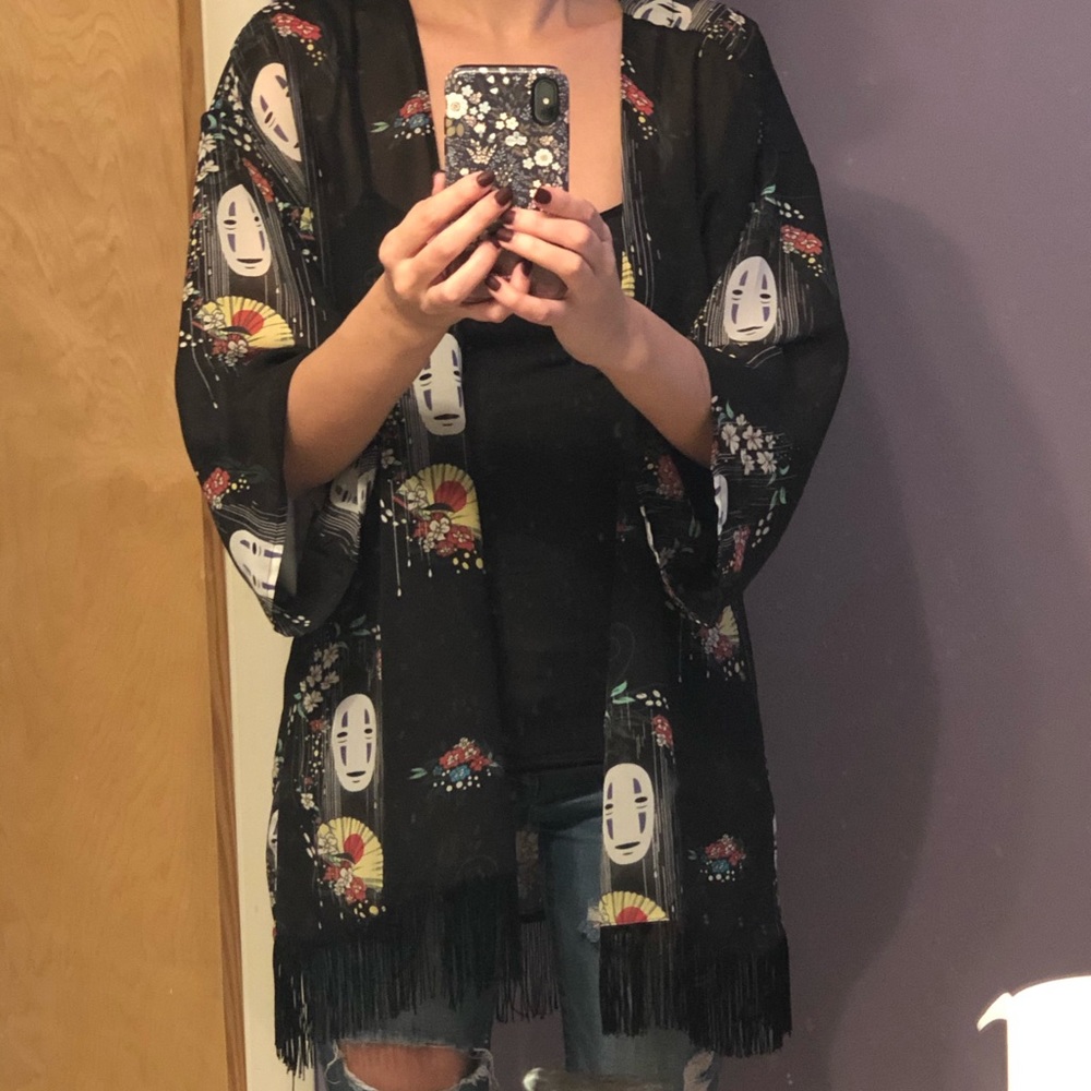 Her Universe Spirited Away No-Face kimono